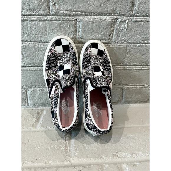 Vans Patchwork Classic Slip-On Shoes - Picture 1 of 7